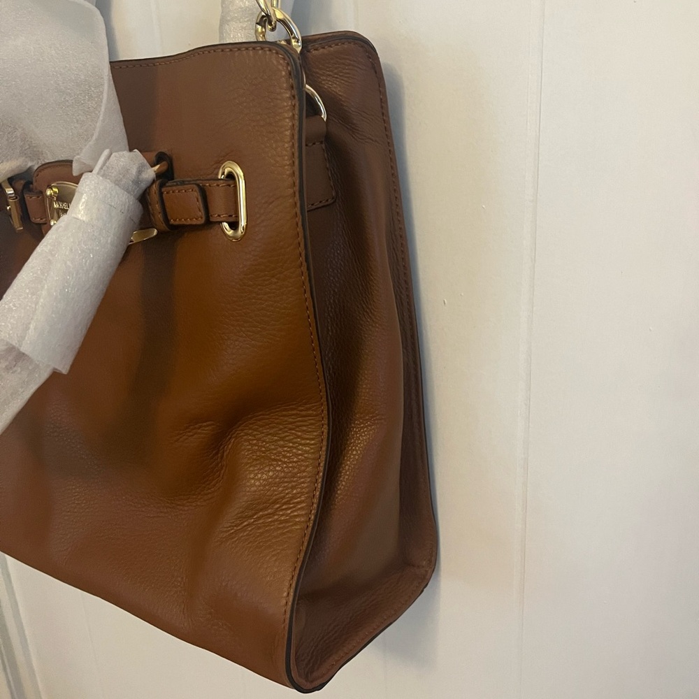 NWT | Michael Kors Hamilton Luggage Large NS Leather Tote!!! - Picture 6 of 9